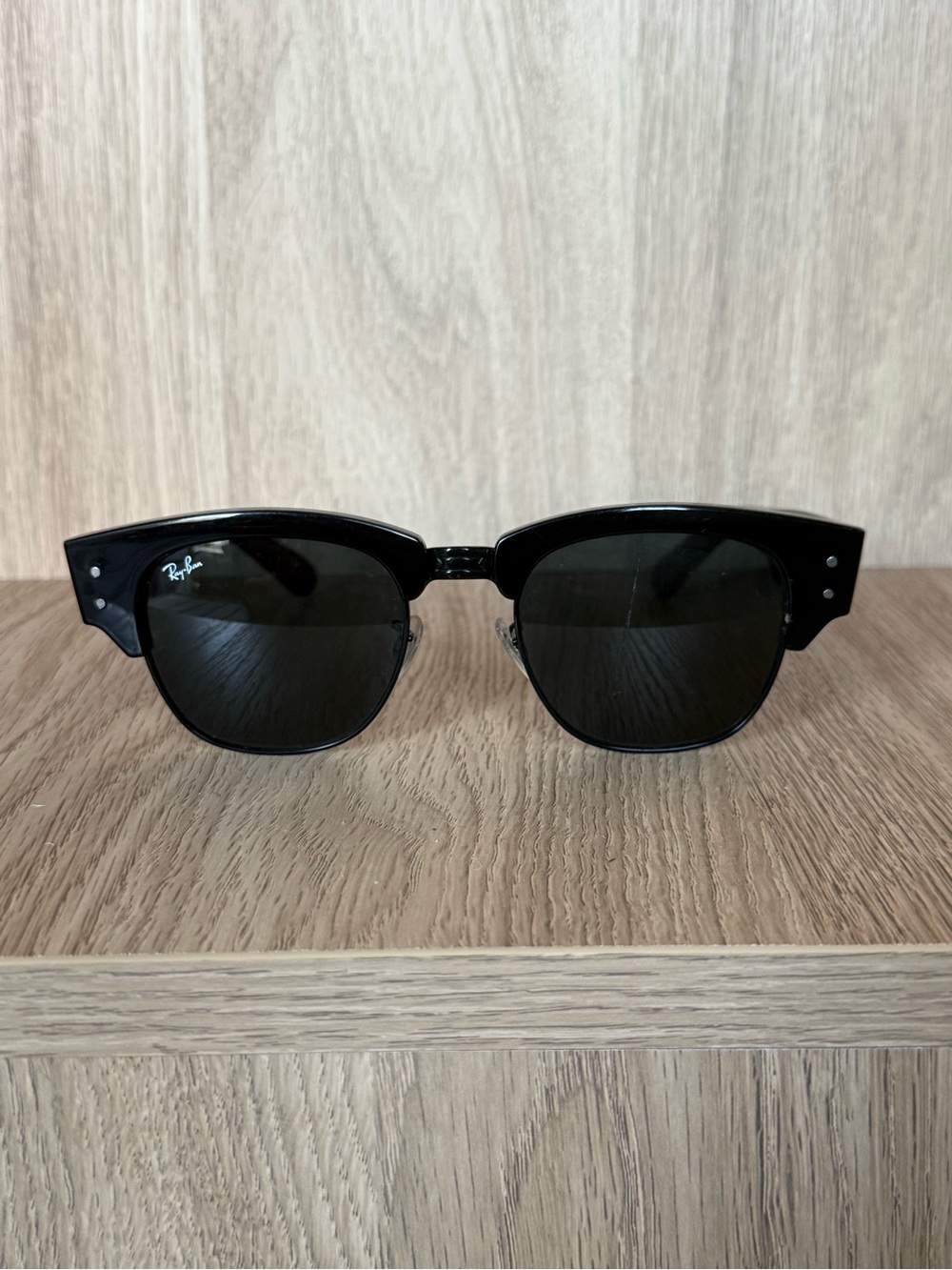 Ray-Ban Black Frame Sunglasses with Dark Lenses